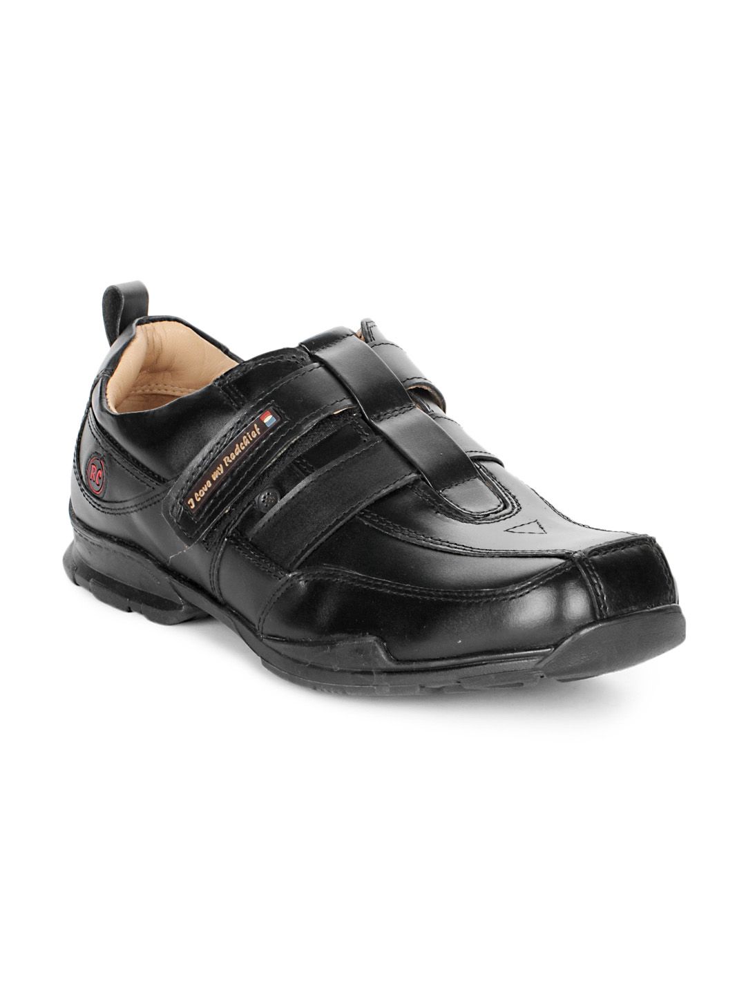 Red Chief Men Black Shoes