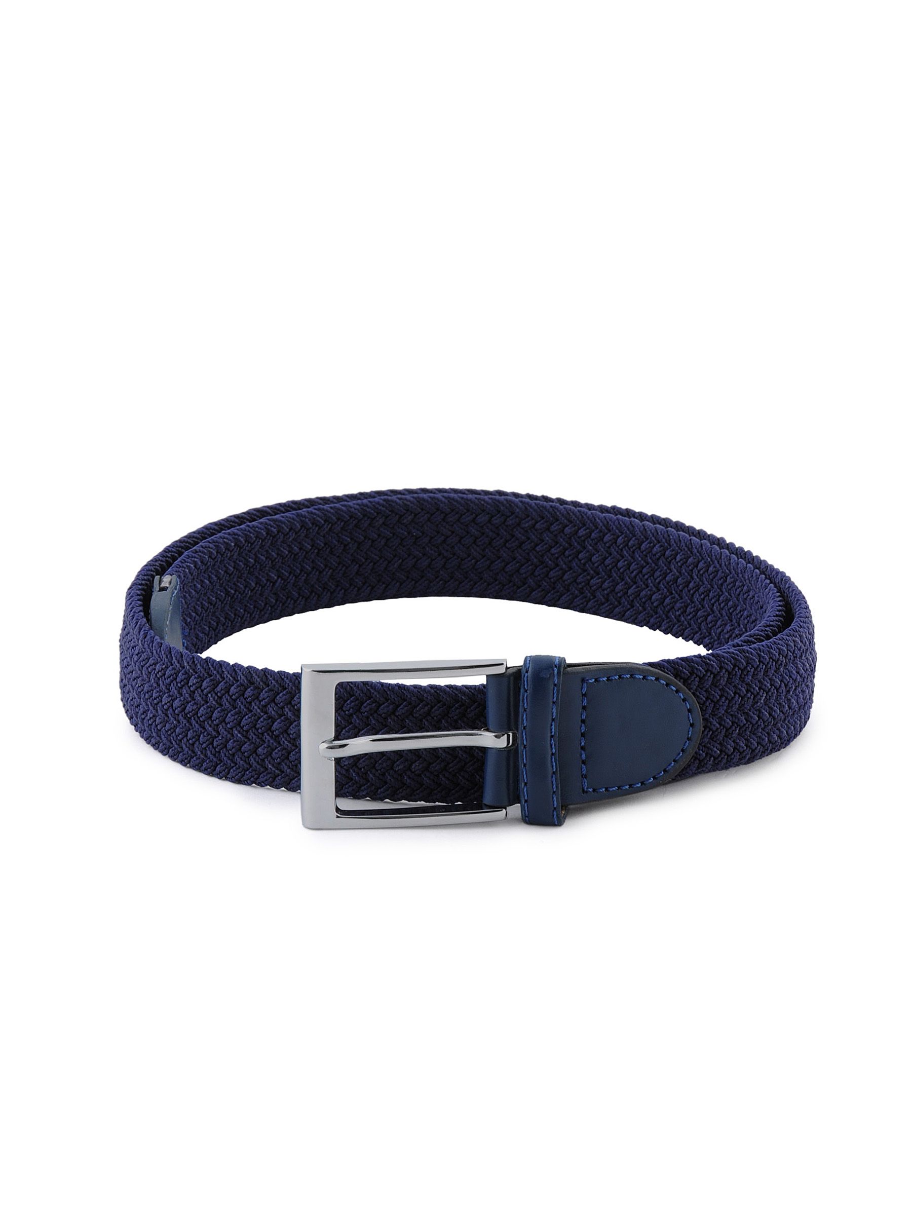 Lino Perros Women Weaved  Navy Blue Belt