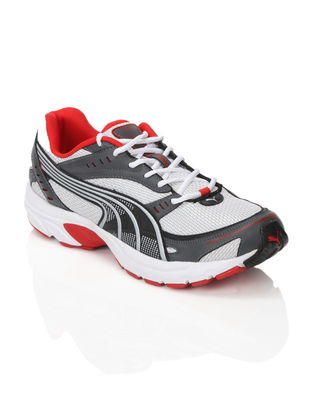 Puma Men Axis White & Grey Sports Shoes
