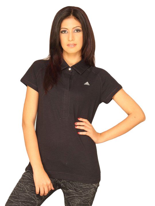 ADIDAS Womens Black T-shirt