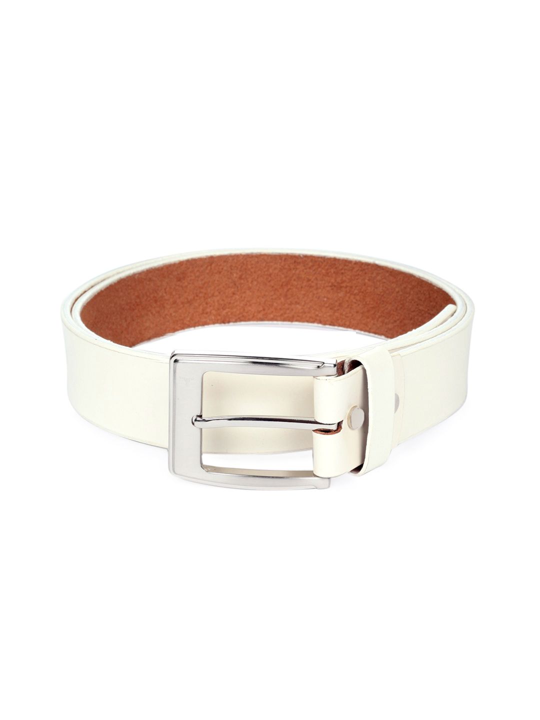 Bulchee Men Plain Jeans White Belt
