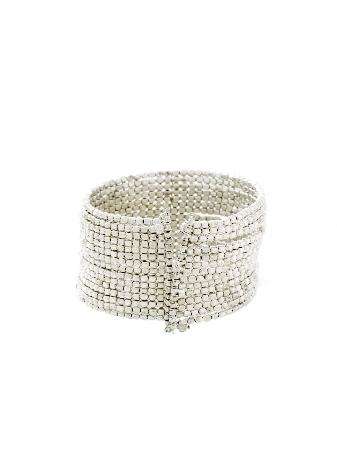 Pitaraa Silver Omelette Thin Bracelet