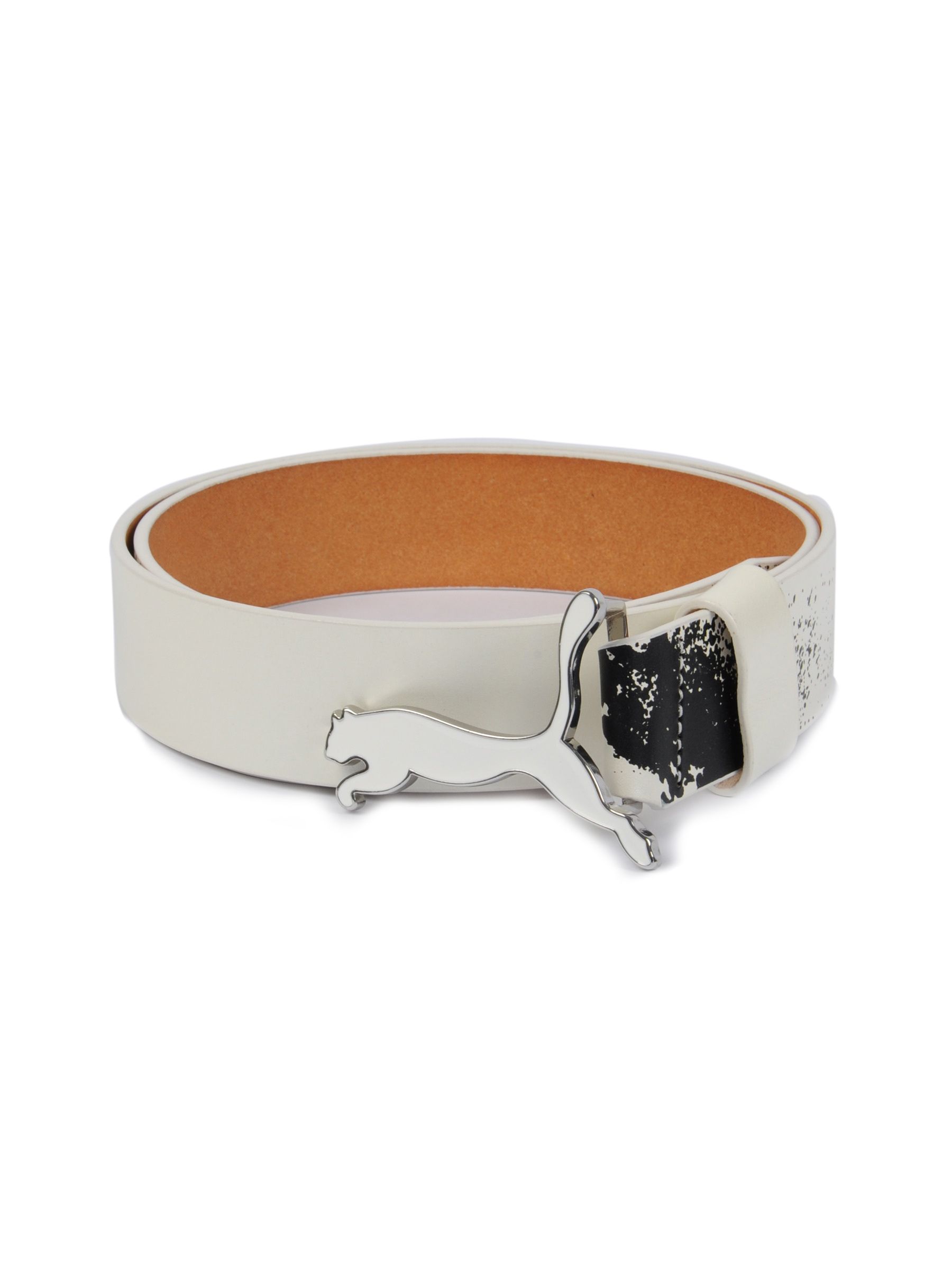 Puma Men Cat  White Belt