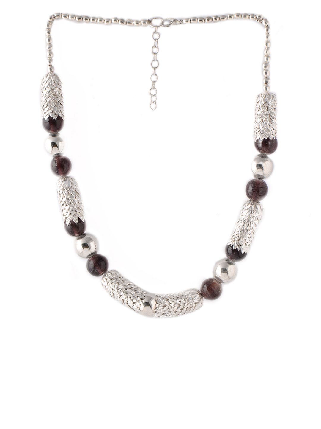 Pitaraa Silver Fish Scale Necklace