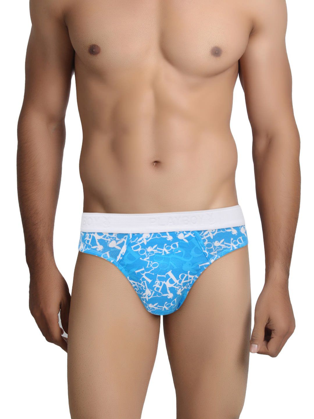 Playboy Men Blue Titanium Briefs