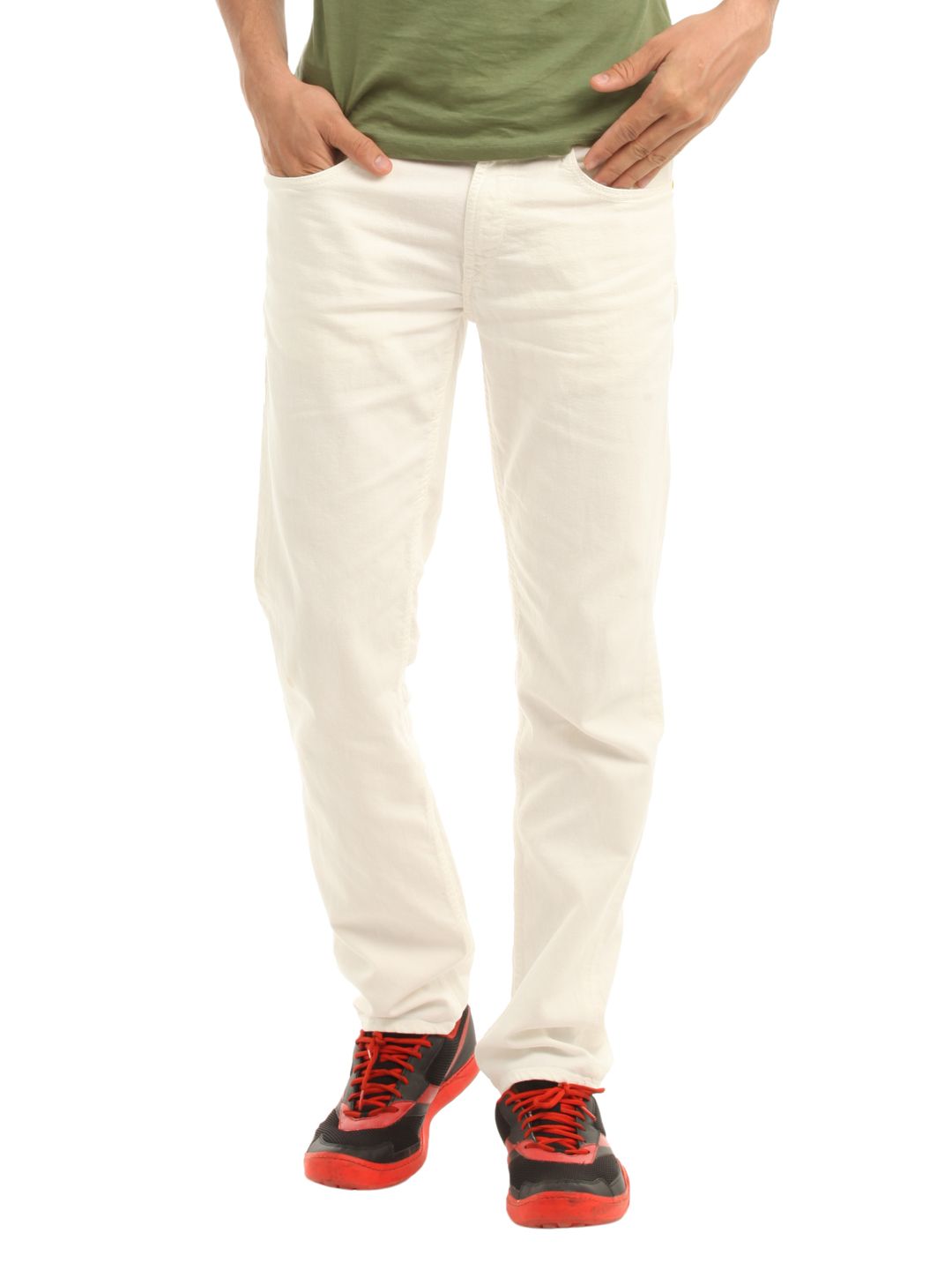 Deni Yo Men White Jeans