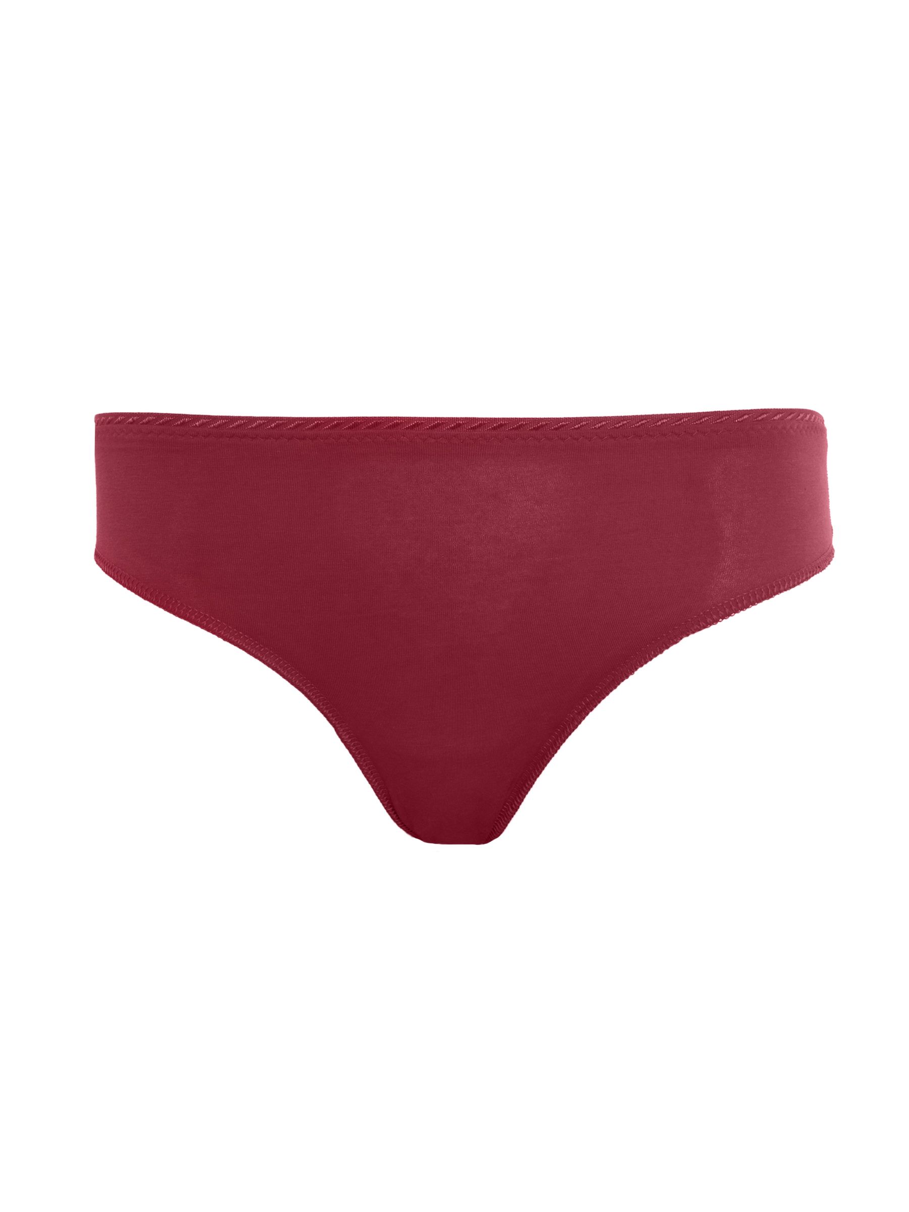 Enamor Women Maroon Mid-Rise Bikini Brief