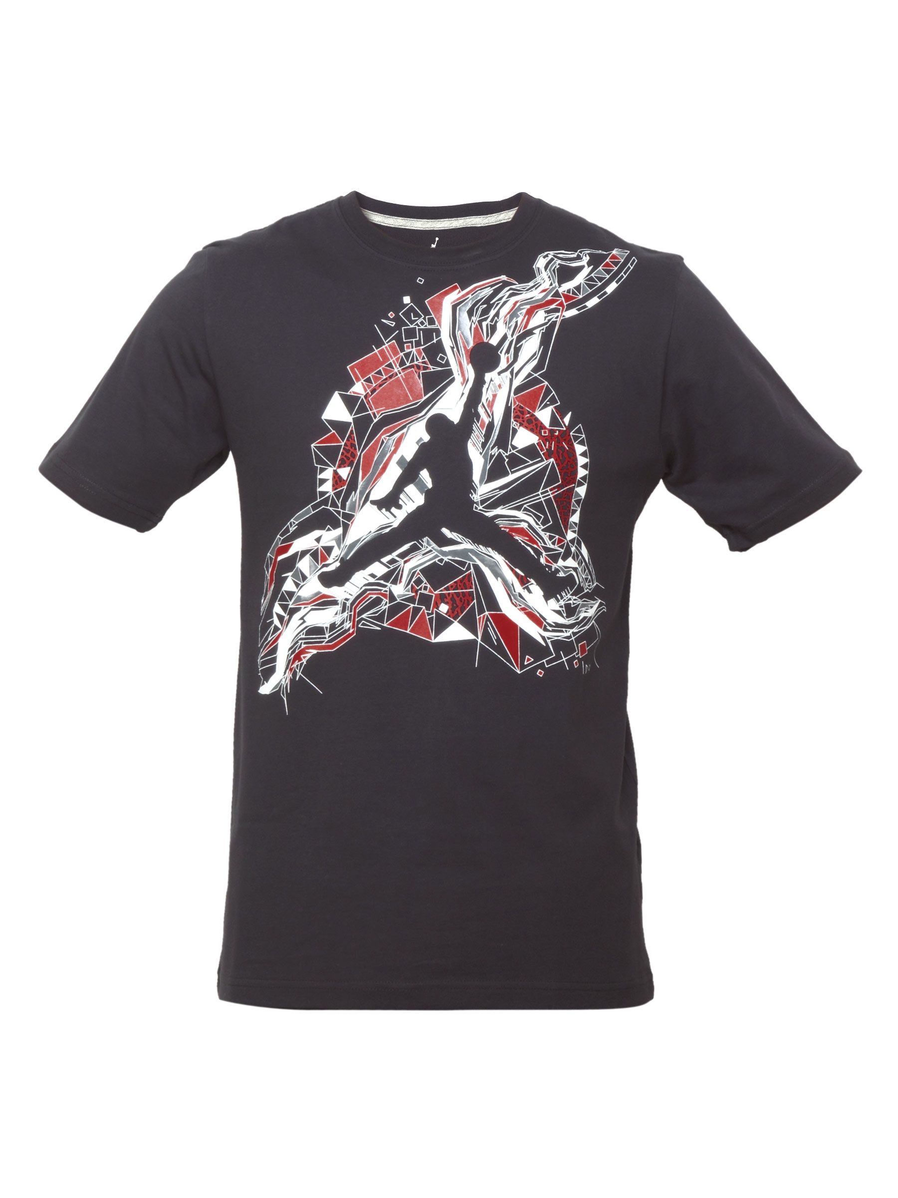 Nike Men Printed Black T-shirt