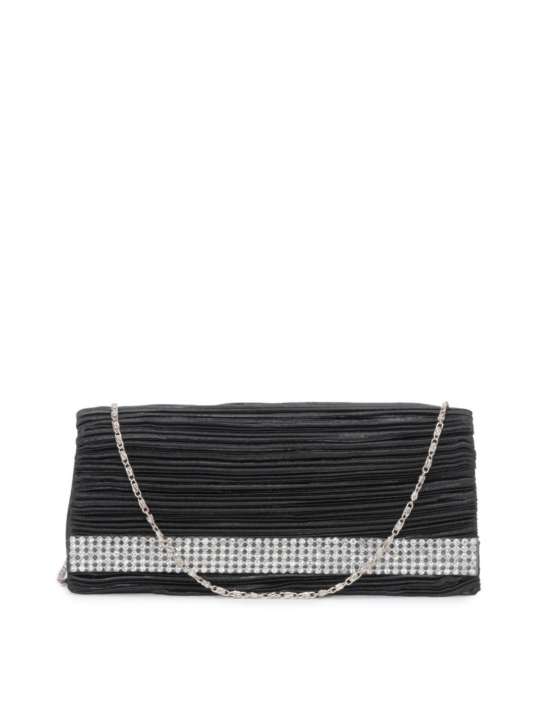 Lino Perros Women Gems Black Clutch