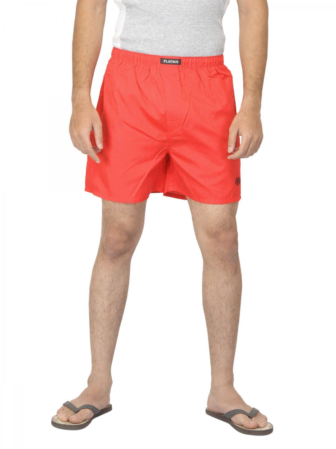 Playboy Men Red Boxers