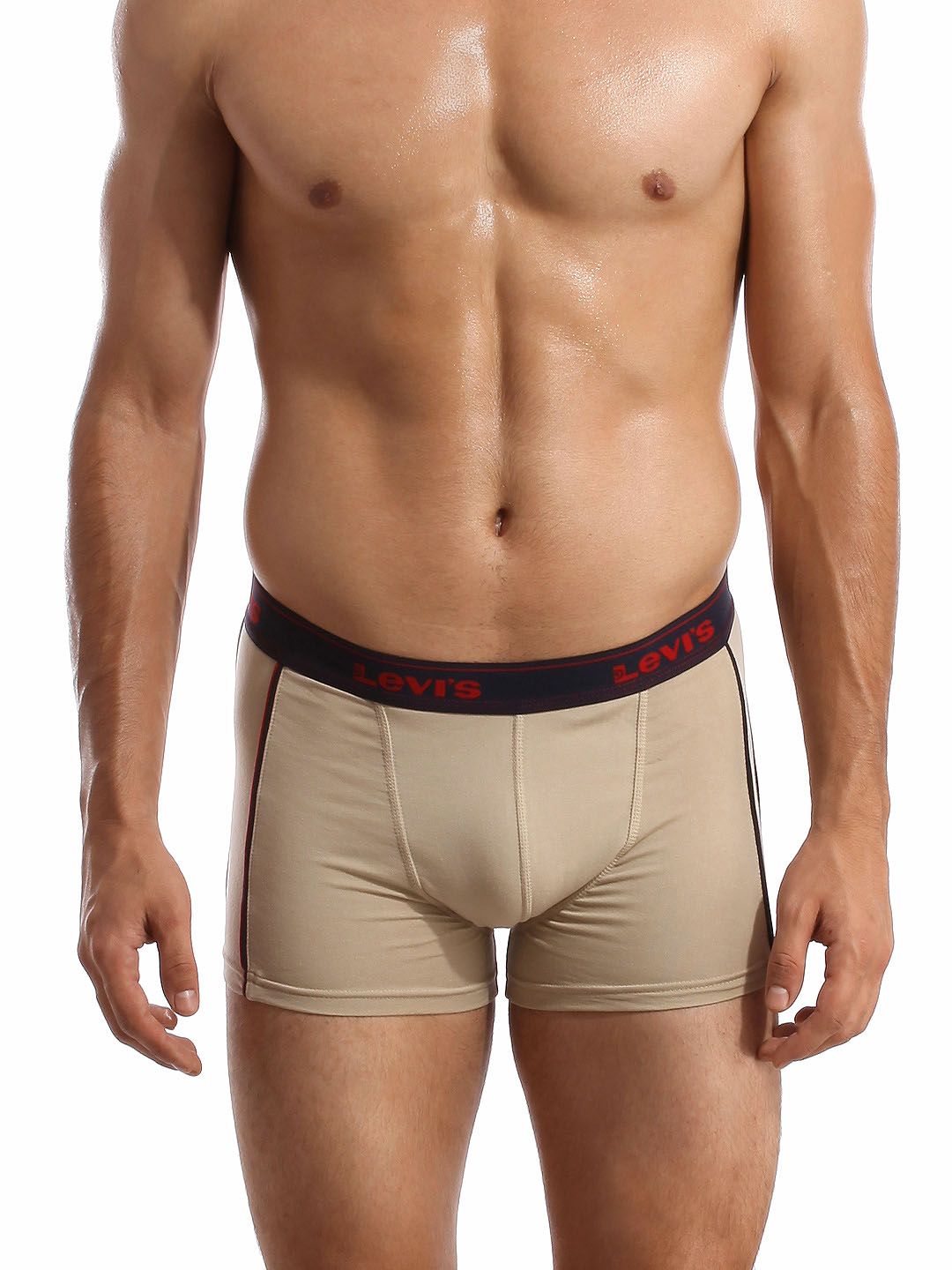 Levis Men Beige Boxer Trunks